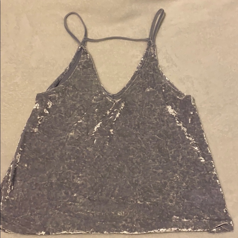 American Eagle Velvet Top